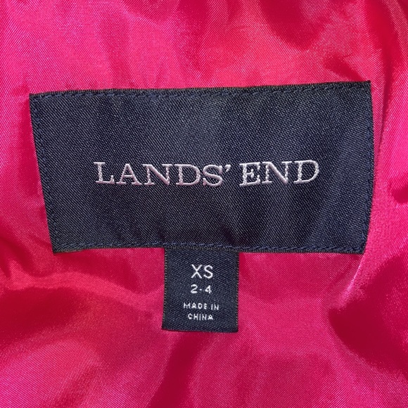 Land’s End Pink Puffer Vest - Picture 12 of 13